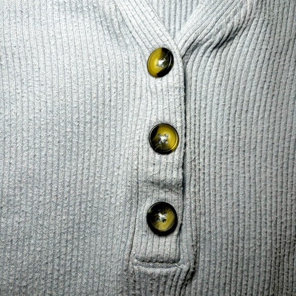 Yummy Sweater Co. Women Light Blue Bodysuit Size XS Soft - Picture 3 of 12